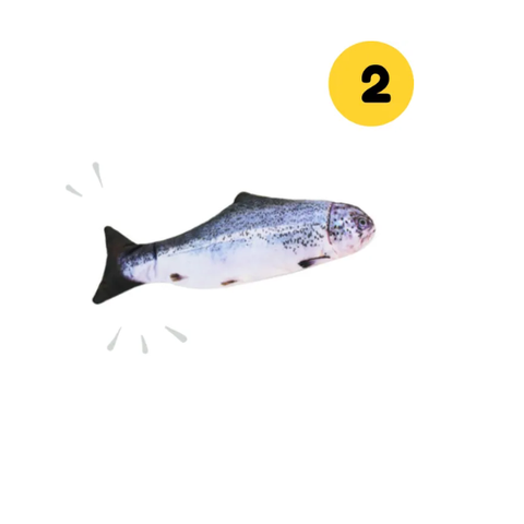 Brinquedo Elétrico para Gatos:Peixe 2