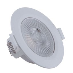 Kit 40 Spot LED 5W 4000K Embutir Pp Redondo Branco Neutro Direcionável - 2