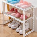 Ver imagem 4 de Prateleira Cozinha Guarda Roupa Organizador Ajustavel 2 Andares de Pia Banheiro Sapateira Dupla