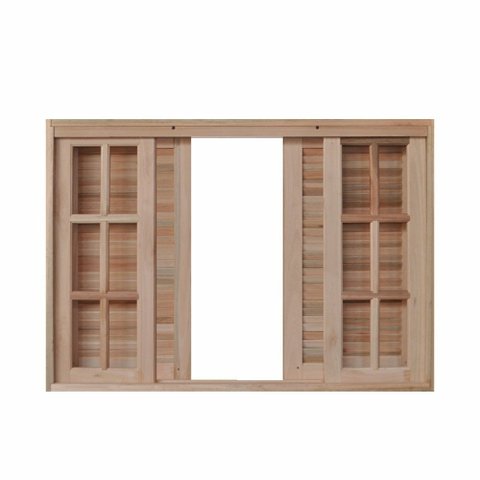 Veneziana de Correr 6 Folhas Mista Reta 1.20 x 1.00 - Hale