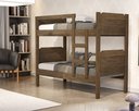 Ver imagem 1 de Beliche De Solteiro com Escada 100% MDF Star Várias Cores:‎ Castanho