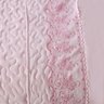 Kit Enxoval Queen Com Cobre Leito Bordado Ingles 7 Peças Soft Mauve - Bene Casa - 3