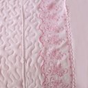 Ver imagem 3 de Kit Enxoval Queen Com Cobre Leito Bordado Ingles 7 Peças Soft Mauve - Bene Casa