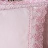 Kit Enxoval Queen Com Cobre Leito Bordado Ingles 7 Peças Soft Mauve - Bene Casa - 2