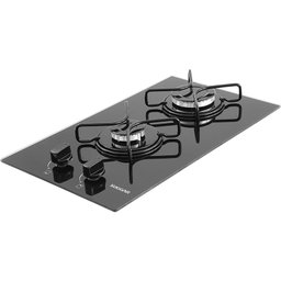 Cooktop 2 Bocas Vidro Preto à Gás Suggar FG2002AVP - 4