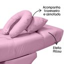 Ver imagem 5 de Maca de Estética Maca Lash Designer + Mocho + Degrau + Capa:Corino Rosa Claro