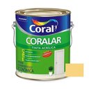 Ver imagem 1 de Tinta Coralar Acrílico Fosco Amarelo Canário 3,6 Litros Coral