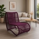 Ver imagem 1 de Conjunto Leroy com 2 Poltronas, Puffs e Lareira - Estilo e Conforto para Relaxar