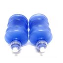 Ver imagem 4 de Kit 10 garrafinhas queeze galão 300ml plástico azul transparente
