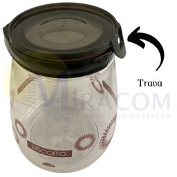 Pote hermético Flip decorado 1,9 litros Plasutil ref.13565 - 4