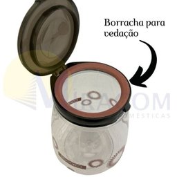 Pote hermético Flip decorado 1,9 litros Plasutil ref.13565 - 2