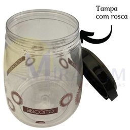 Pote hermético Flip decorado 1,9 litros Plasutil ref.13565 - 3