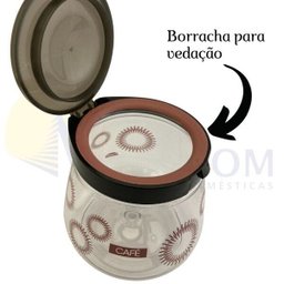 Pote hermético Flip decorado 1,1 litros Plasutil ref.13564 - 2