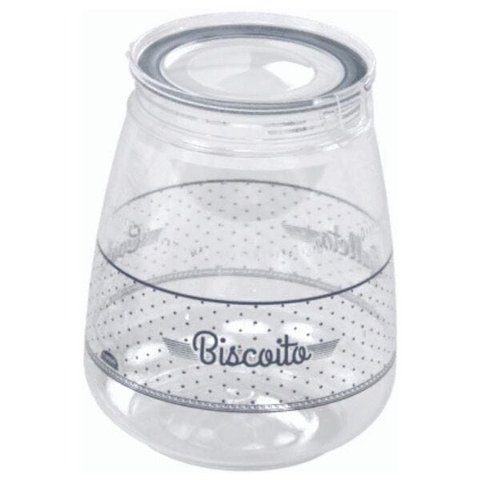 Pote hermético Flip para biscoitos 1,9 litros Plasutil ref.13558