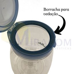 Pote hermético Flip para biscoitos 1,9 litros Plasutil ref.13558 - 2