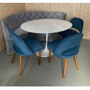 Ver imagem 2 de Sofá Canto Alemão U Botonê - Cinza