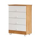 Ver imagem 5 de Cômoda de Bebê 100% MDF 4 Gavetas Soft Life