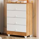 Ver imagem 1 de Cômoda de Bebê 100% MDF 4 Gavetas Soft Life