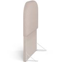 Ver imagem 6 de Cabeceira Cama Box 100cm Orgânica Lanna W01 Linho Bege - Lyam Decor