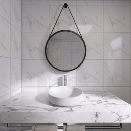 Cabideiro Para Casa Moderna + Espelho Adnet Pendulo Redondo Nova Decor Conjunto De Móveis Diversos - 4