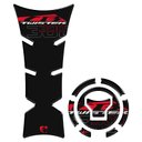 Ver imagem 1 de Adesivo Protetor Tanque e Bocal Moto Honda Twister 300 2023/2024 Teu Adesivo Preto