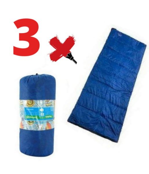 3 Colchonete Camping Solteiro + Sacola Oferta Relâmpago - 1
