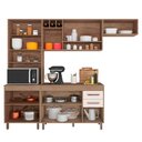 Ver imagem 3 de Cozinha Compacta 4 peças Balcão com Tampo Barcelona Poliman Móveis