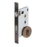 Fechadura Arouca Trinco Rolete Externo Latão 4010/55mm - 3