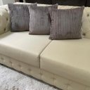 Ver imagem 3 de Kit 3 Capas de Almofadas Flanel Pelúcia Tabaco 45x45cm