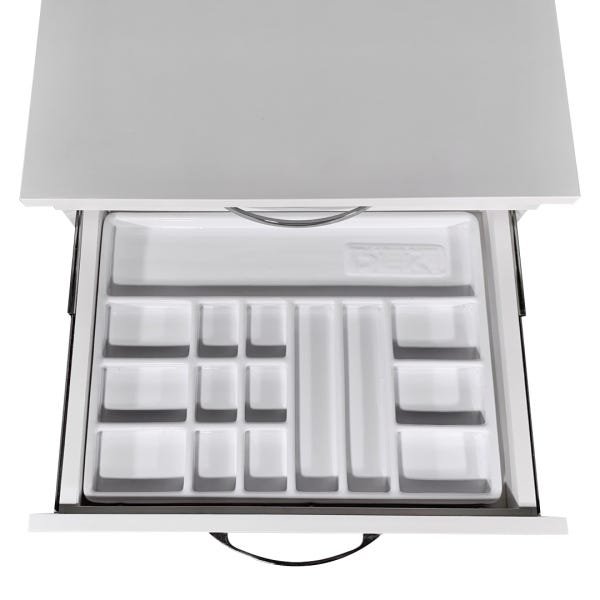 Mesa Auxiliar para Estética, Equipamento Médico, Armário Branco - 3