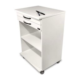 Mesa Auxiliar para Estética, Equipamento Médico, Armário Branco - 1