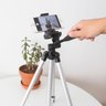 Tripe Universal Câmera Celular Suporte Telescopico Portátil Fotografico Profissional Aluminio - 2