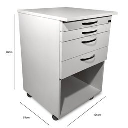 Deki - Mesa Auxiliar Hospitalar - 2 Deki - Mesa Auxiliar Hospitalar - 2