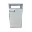 Ver imagem 1 de Aparador Multiuso com Suporte – Ideal para Esconder Botijão de Gás Branco