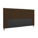 Ver imagem 4 de Cabeceira Cama Box King 195cm Suede Marrom