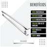 Puxador Inox 80 Cm para Porta Pivotante Madeira Vidro - 2