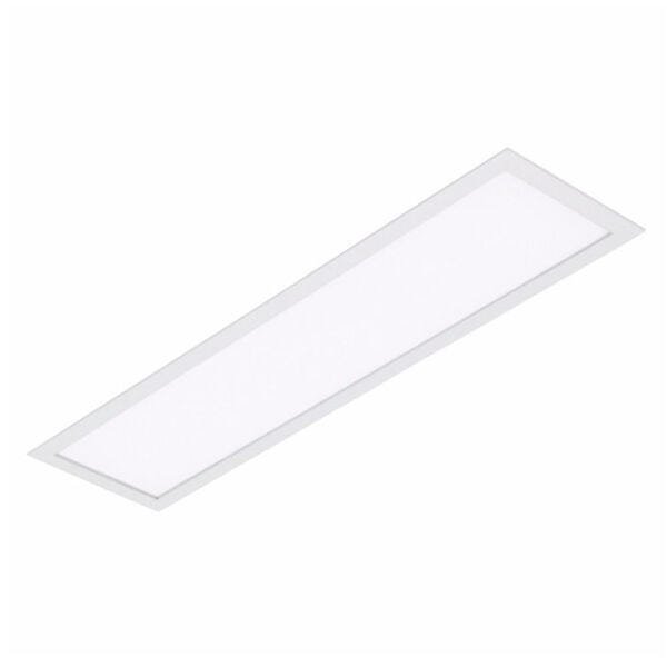Luminária Plafon LED Embutir 62x17 24W Branco Frio - 1