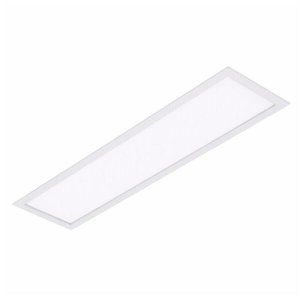 Luminária Plafon LED Embutir 62x17 24W Branco Frio