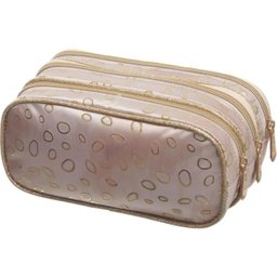 Kit Mochila Escolar Feminina Bichinhos Dourada Deer + Estojo Triplo Pacific Deer Friend Dourado - 6