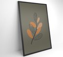 Ver imagem 2 de Quadro Abstrato Flores - 80x120 Cm - Tecido Canvas