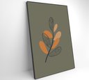 Ver imagem 3 de Quadro Abstrato Flores - 80x120 Cm - Tecido Canvas