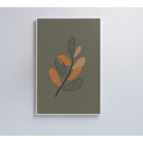 Quadro Abstrato Flores - 80x120 Cm - Tecido Canvas