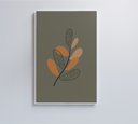 Ver imagem 1 de Quadro Abstrato Flores - 80x120 Cm - Tecido Canvas