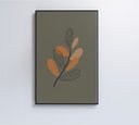 Ver imagem 5 de Quadro Abstrato Flores - 80x120 Cm - Tecido Canvas