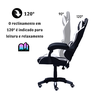 Cadeira Gamer Racer X Comfort de Escritório Ergonômica Giratória Branca - 6