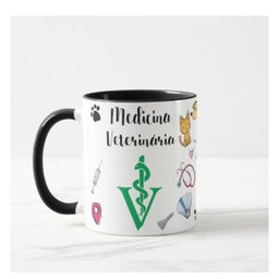Caneca Personalizada Profissão Medicina Veterinária - 2