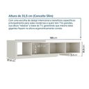 Ver imagem 4 de Rack Extensível Ripado Painel para TV até 75 Polegadas 200CMX230CM Aruá CabeCasa MadeiraOriginals