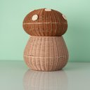 Ver imagem 2 de Cesto com Tampa Cogumelo Tons Terrosos 28cm de Corda - Oikos