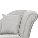 Ver imagem 3 de Divã Recamier Namoradeira Olívia Lado Esquerdo Linho Bege