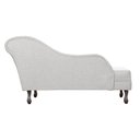 Ver imagem 4 de Divã Recamier Namoradeira Olívia Lado Esquerdo Linho Bege